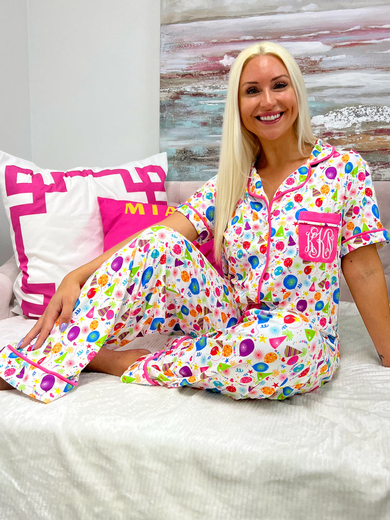 Personalised birthday pyjamas discount womens