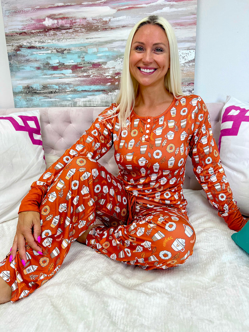 Fall Is In The Air Pajama Set
