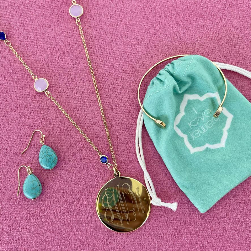 Monogram Turquoise Dream Jewelry Set