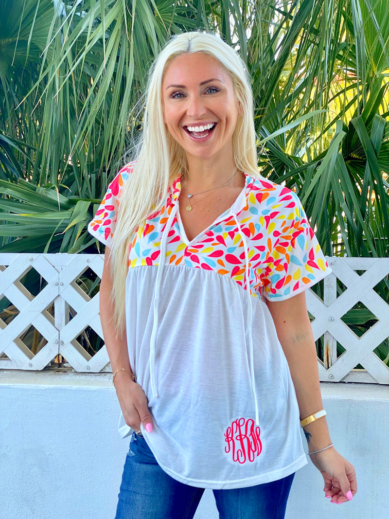 Monogram Tulum Top