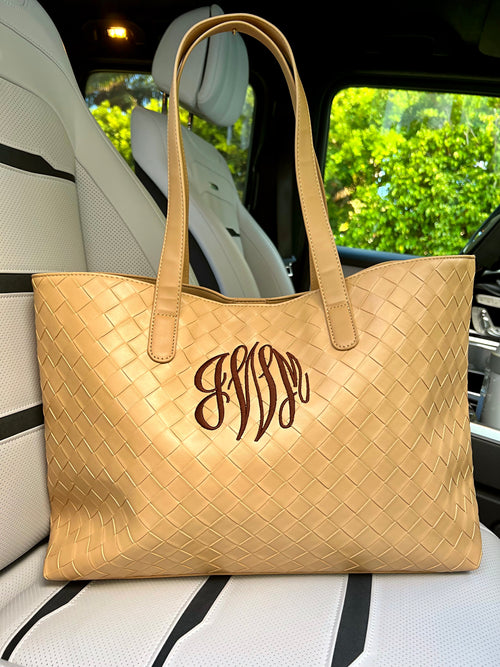 Monogram purse top